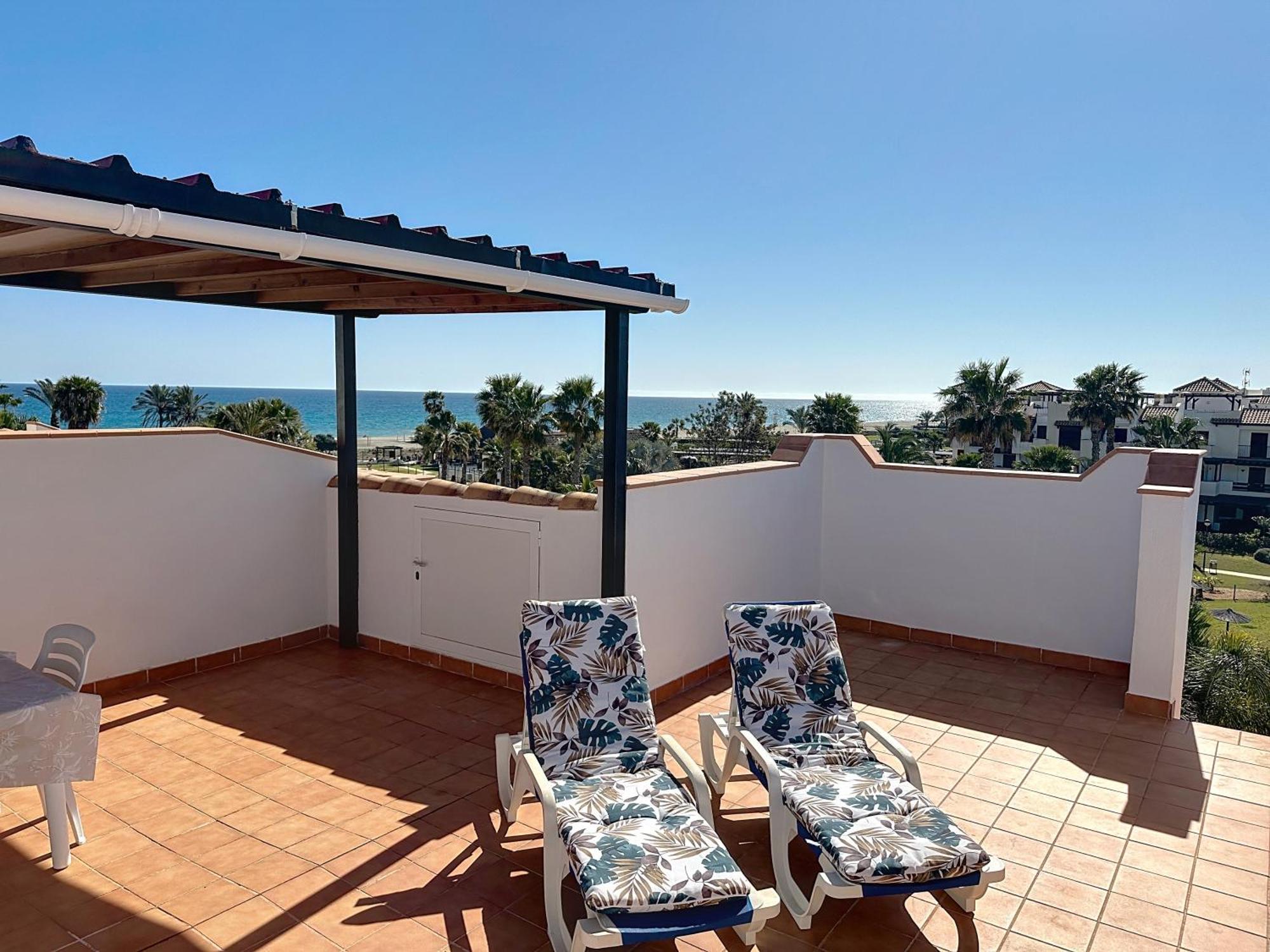 Vive Vera Rentals - Atico En 1º Linea Con Vistas Al Mar 외부 사진